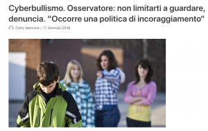 CONTRASTO AL CYBER BULLISMO - RISPONDE DAVIDE TUTINO, AVVOCATO PENALISTA DEL FORO DI CATANIA