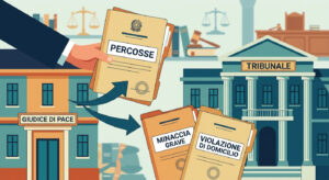 competenza-percosse-giudicedipace-cassazione-avvocato-tutino