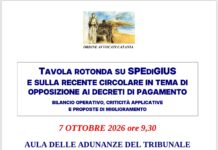 SPEdiGIUS e compensi degli avvocati: grande partecipazione alla tavola rotonda del COA di Catania